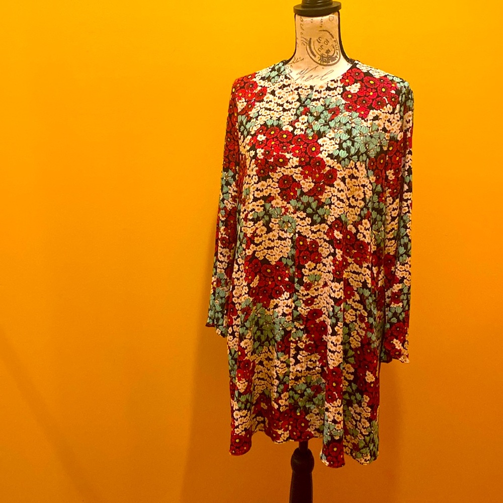 Flowy Floral Swing Dress 🌺🌸🌼